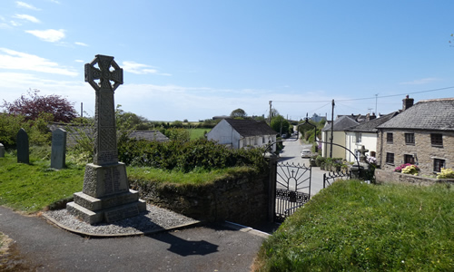 Views from the War Memorial, Lanreath
